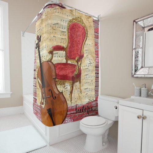Shower Curtain Cello Victorian