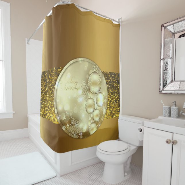 Shower Curtain Christmas (In Situ)