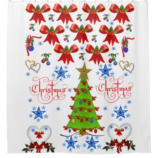 Shower Curtain Christmas (Front)