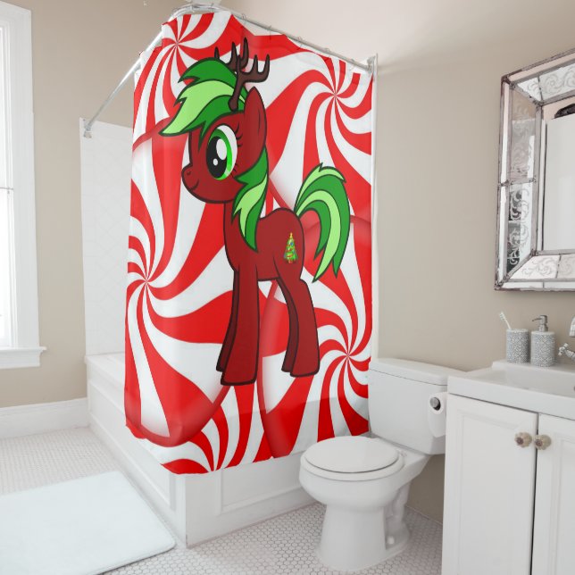 Shower Curtain Christmas (In Situ)