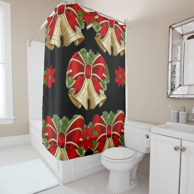 Shower Curtain Christmas (In Situ)