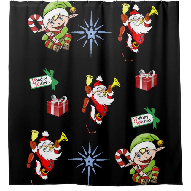 Shower Curtain Christmas (Front)