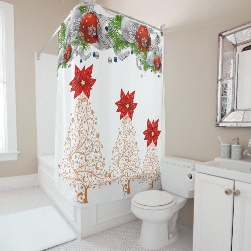 Shower Curtain Christmas