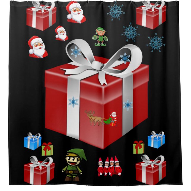 Shower Curtain Christmas (Front)