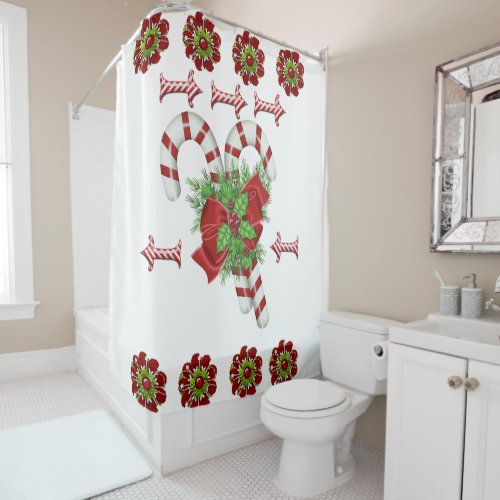 Shower Curtain Christmas