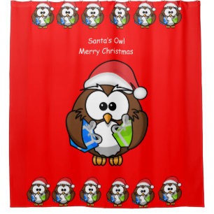 Shower Curtain Christmas