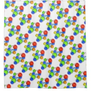 Shower Curtain - Colored Bubbles