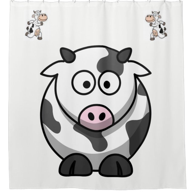 Shower curtain cows (Front)
