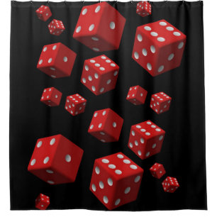 Shower Curtain Dice