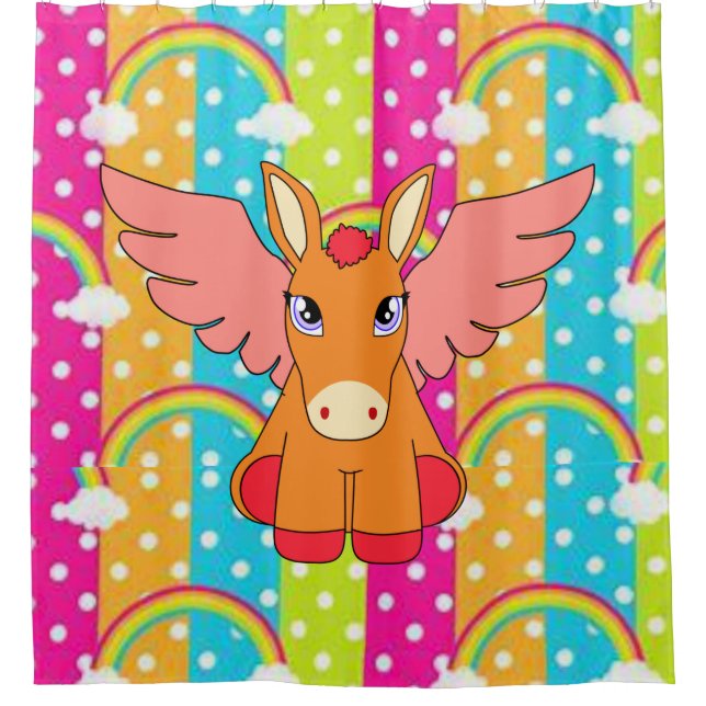 Shower Curtain Donkey (Front)