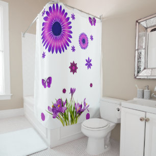 Shower Curtain Floral