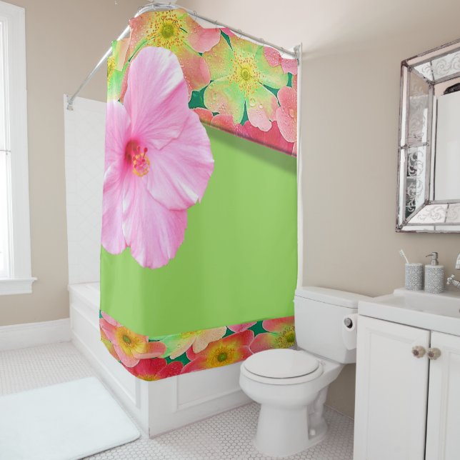 Shower Curtain Floral (In Situ)