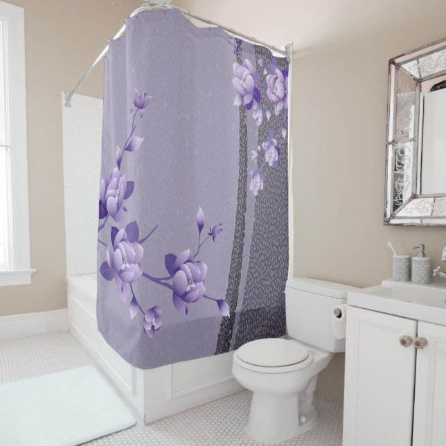 Shower Curtain Floral (In Situ)