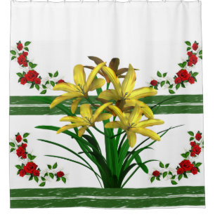 Shower Curtain Floral
