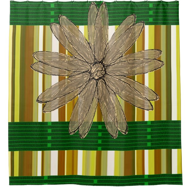 Shower Curtain Floral (Front)