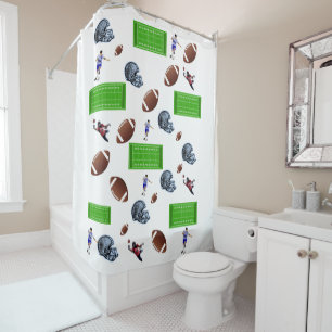 Shower Curtain Football