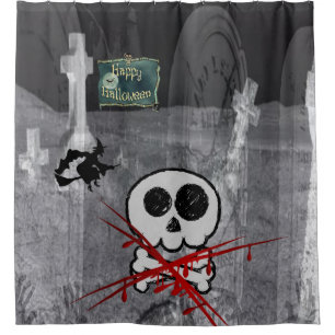 Shower Curtain Halloween