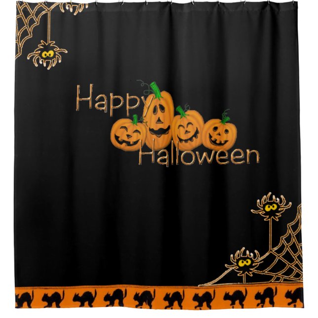 Shower Curtain Halloween (Front)