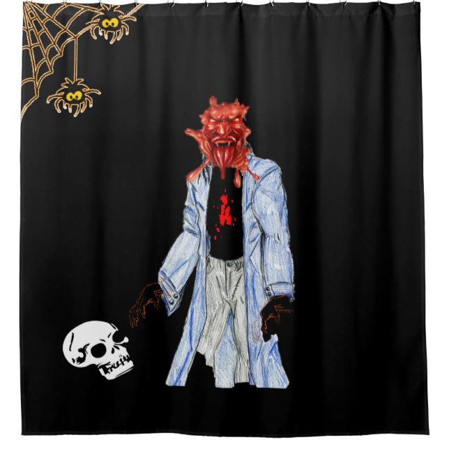 Shower Curtain Halloween (Front)