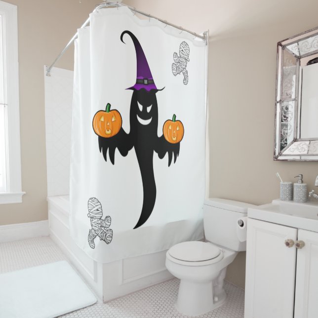 Shower curtain Halloween (In Situ)