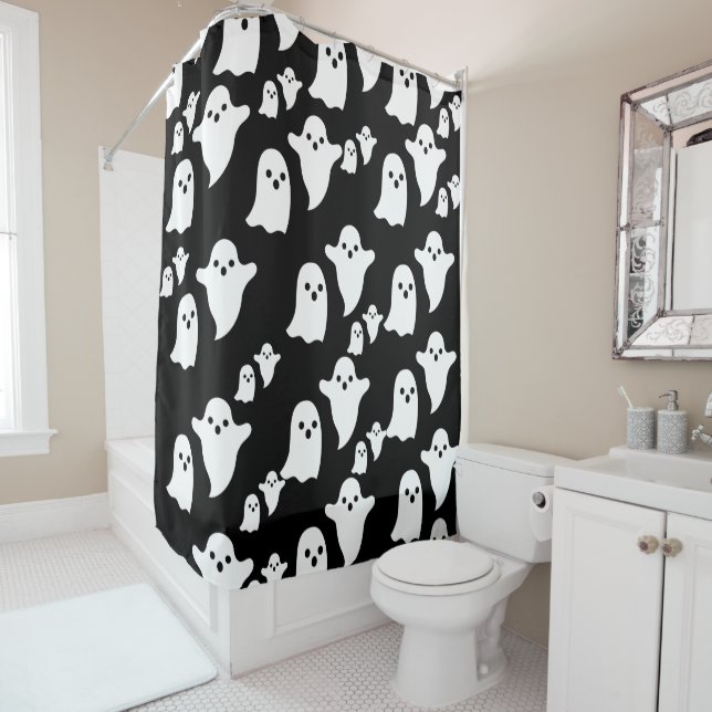Shower curtain Halloween (In Situ)