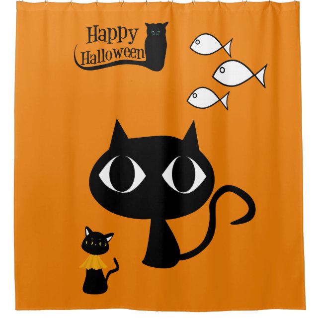 Shower Curtain Halloween (Front)