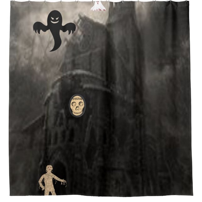 Shower Curtain Halloween (Front)