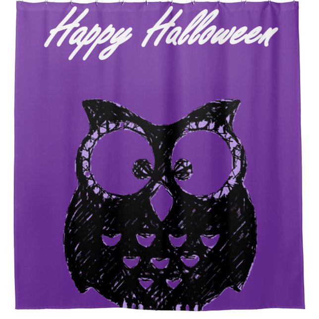 Shower Curtain Halloween (Front)