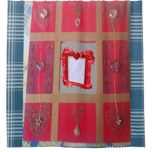 Shower Curtain Heart