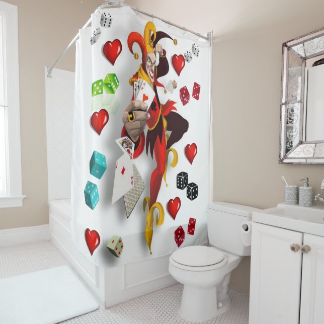 Shower curtain Joker (In Situ)