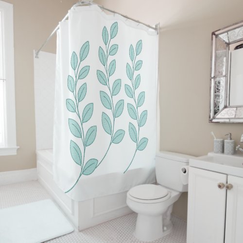 Shower Curtain Leaves