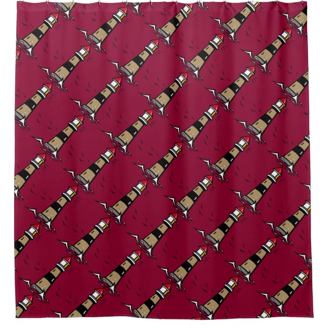 Shower Curtain/Lighthouses Shower Curtain (Front)