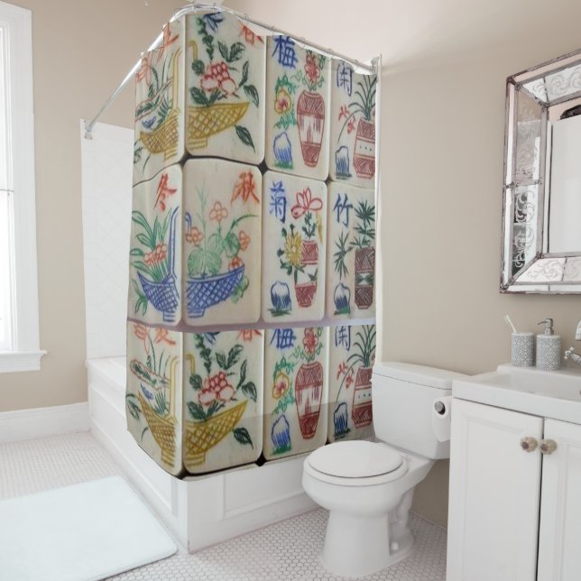 Shower Curtain Mahjong (In Situ)