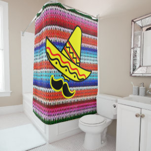 Shower Curtain Mexican Stripe