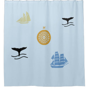 Shower Curtain - Nautical Theme
