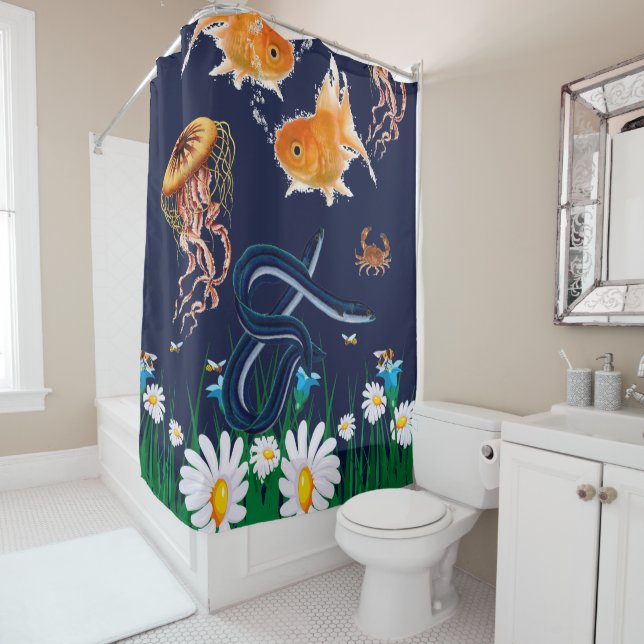 Shower Curtain Ocean (In Situ)