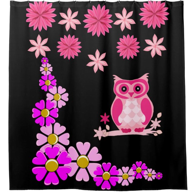 Shower Curtain Owl (Front)