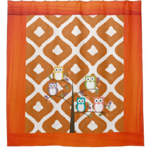 Shower Curtain Owl
