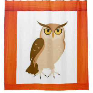 Shower Curtain Owl