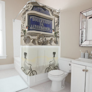 Shower Curtain, Paris, France, Curtain