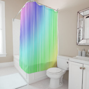 Shower Curtain Pastel Colorful