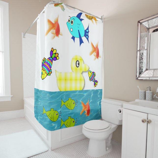 Shower Curtain Plaid (In Situ)