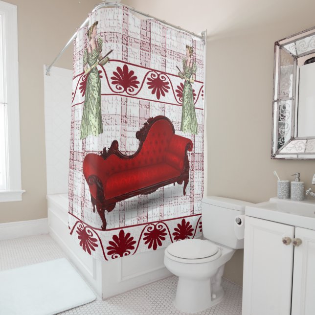 Shower Curtain Plaid (In Situ)