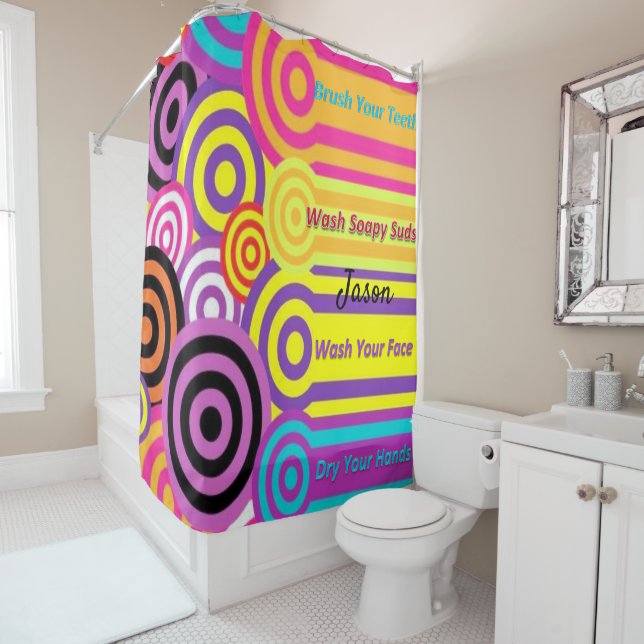 Shower Curtain Powder Room (In Situ)