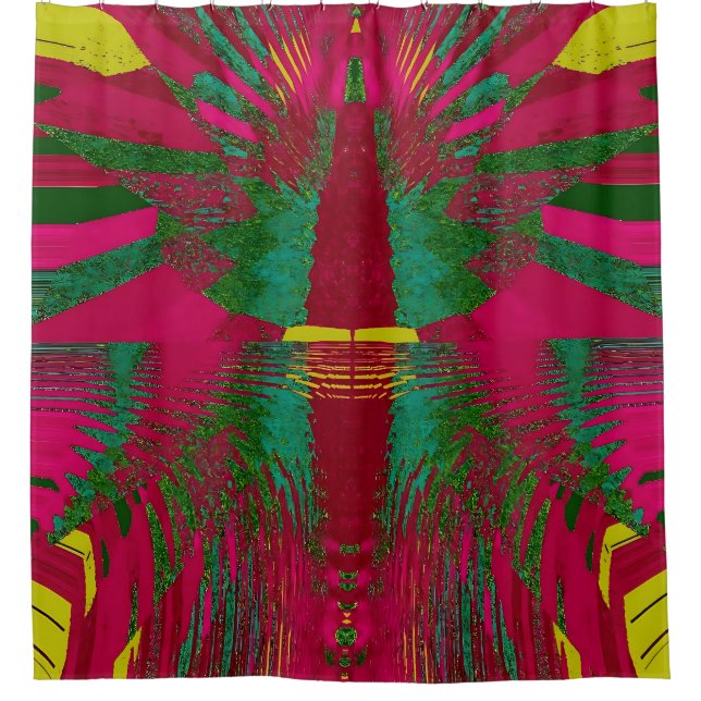 Shower Curtain, Rosalinda Aztec Collection  Shower Curtain (Front)