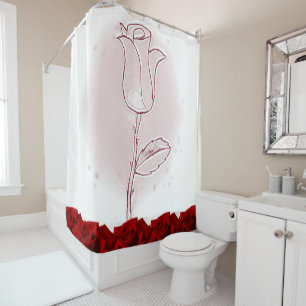 Shower curtain Rose