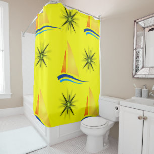 Shower Curtain Sailboat