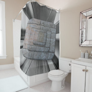 Shower Curtain Silver