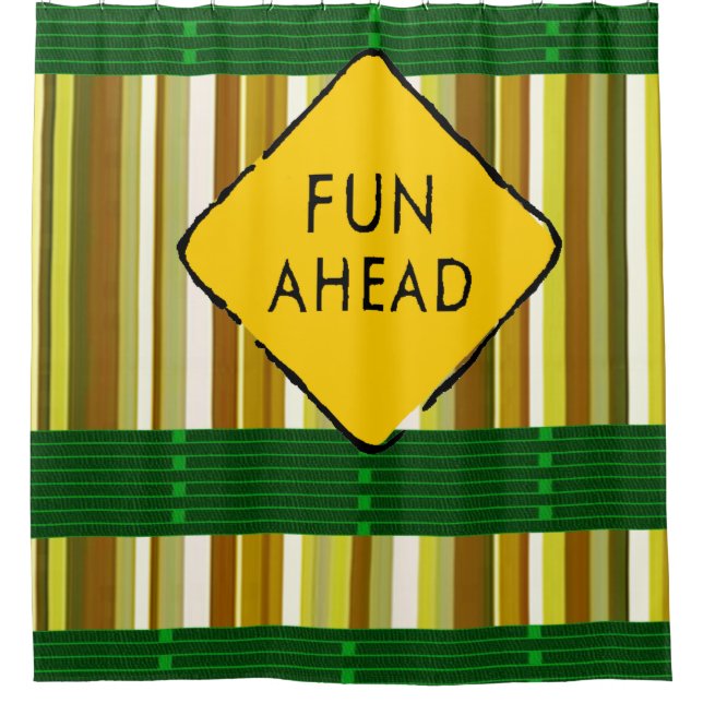 Shower Curtain Stripe (Front)