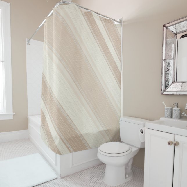 Shower Curtain/Stripes Curtain (In Situ)